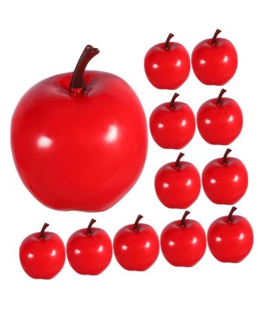ABOOFAN 60 Pcs Artificial Apple Fruit Model Prop Decoraciones Para Salas De Play Food Apples Model Food Toy Faux Apples Emulated Fruit Model Wedding Decor Accessories Window Foam