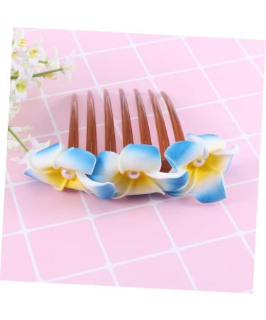 Angoily Bridal Hair Comb Bridal Hair Accessories Plumeria Flower Hair Side Comb Bridal Headdress Bride Insert Comb Hair Clip Hair Barrettes Women Hairpin French Hawaii Bridesmaid - Buy Online on GoSupps.com