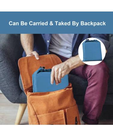 Portable Travel Sleeping Bag Liner - Lightweight & Compact Camping Sheets for Adults - Blue, 82.7 x 70.9 - Buy Online on GoSupps.com