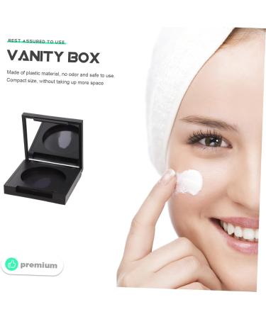 POPETPOP 20 Pcs Blush Box Eyeshadow Box Highlighters Makeup Containers Clear Makeup Organizer Plastic 5x5cmx5pcs Blackx5pcs - Buy Online on GoSupps.com