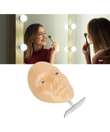  Cryfokt Makeup Practice Board Reusable 5D Silicone Makeup Mannequin Face with 20ml Makeup Remover Oil Eyeshadow for Complete Practice - Buy Online on GoSupps.com