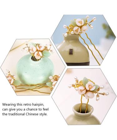 LALAFINA Flower Pearl Hairpin Asian Hair Bridal Hair Clip Flower Hair Accessories Tiara for Bride Wedding Chignon Pin Hair Accessories for Chinese Hair Clip Tool Alloy Miss Manual - Buy Online on GoSupps.com