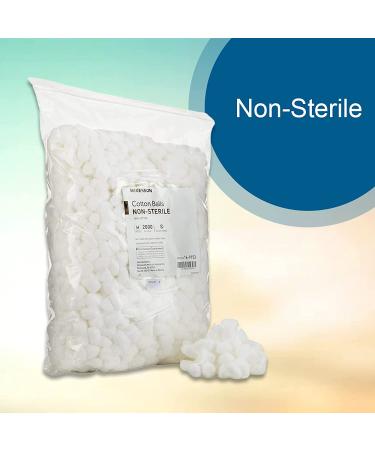 McKesson Cotton Balls - Non-Sterile Medium 4000 Count (2 Packs) - Buy Online on GoSupps.com