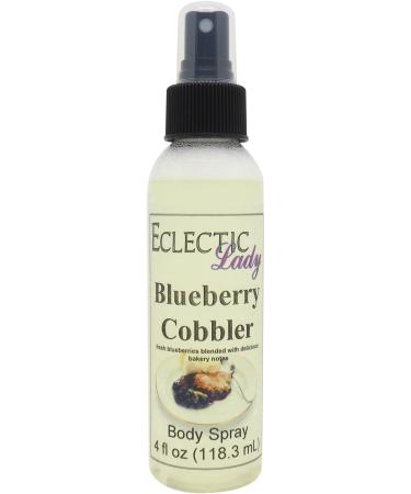 Blueberry Cobbler Body Spray 4 ounces Body Mist for Women with Clean Light & Gentle Fragrance Long Lasting Perfume with Comforting Scent for Men & Women Cologne with Soft Subtle Aroma For Daily 4 Fl Oz (Pack of 1)