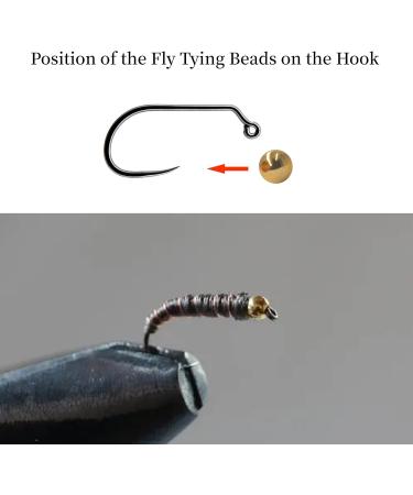 MUUNN 100pcs 1.5-6.4mm Tungsten Fly Tying Beads - Four Colors - Fly Fishing Nymph Head Material - SILVER 1.5MM - Buy Online on GoSupps.com
