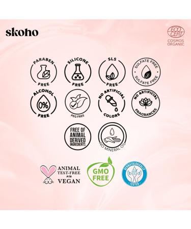 SKOHO Retinol based Anti Aging Organic face Serum with 98.949% Naturality | Reduces Fine Lines & Wrinkles | Plant based Retinol serum for face| Hyaluronic Acid & Kiwi extract | COSMOS Certified| 30ml - Buy Online on GoSupps.com