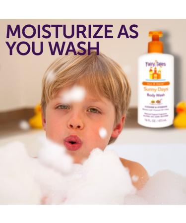Fairy Tales Sunny Days Chlorine Removal Body Wash - 16oz Pump - For Swimmers of All Ages - Removes Chlorine, Salt, and Sunscreen Safely - No Harsh Chemicals - Buy Online on GoSupps.com