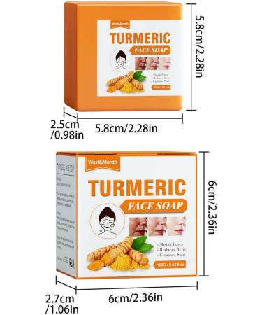 Turmeric Lightening Soap Turmeric Soap Spots Hyperpigmentation Smooth Skin Turmeric Facial Soap Turmeric Soap Bar for Deep Cleansing of the Face from Pw tools - Buy Online on GoSupps.com
