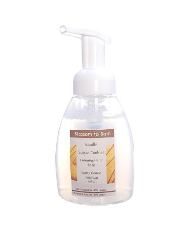 Blossom to Bath Vanilla Sugar Cookies Foaming Hand Soap (8 Ounce) - Signature Fragrance - Is Tough On Dirt And Easy On Skin with a Mouth Watering Bakery Scent