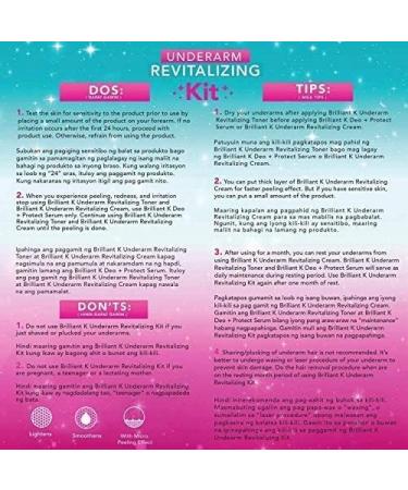 Brilliant Skin Brilliant K Underarm Revitalizing Kit - Buy Online on GoSupps.com