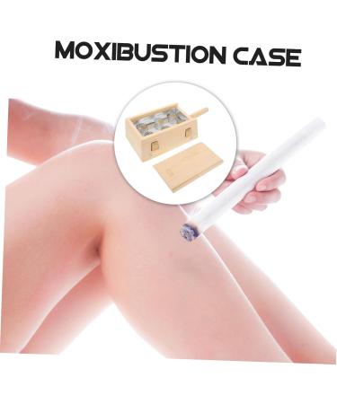Iwowhero Moxibustion Box - Mugwort Healing Device with Scalding Protection | Adjustable Wooden Moxa Stick Holder - Buy Online on GoSupps.com