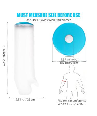 Waterproof Arm Cast Cover - Reusable Protector for Shower and Bathing - Buy Online on GoSupps.com