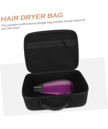 BIUDECO 2 Pcs Hair Dryer Storage Bag Travel Case for Hair Dryer Portable Makeup Bag Organizer Kit Eva Black - Buy Online on GoSupps.com