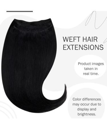Buy Hetto Real Hair Extensions - 100g Remy Human Hair Brick Extensions #1 Black 55cm - Premium Quality - Buy Online on GoSupps.com