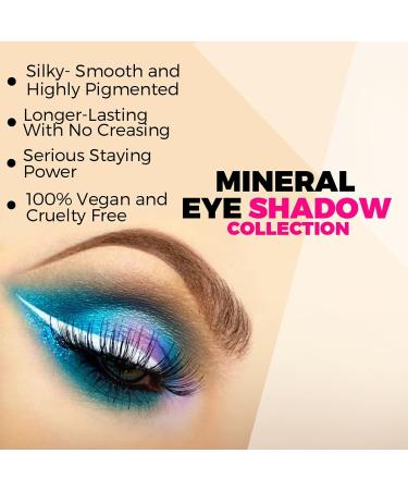 Concrete Minerals Mermaid Eyeshadow - Silky, Pigmented & Long-Lasting | Vegan & Cruelty-Free | Handmade in USA | 8g Loose Mineral Powder - Buy Online on GoSupps.com