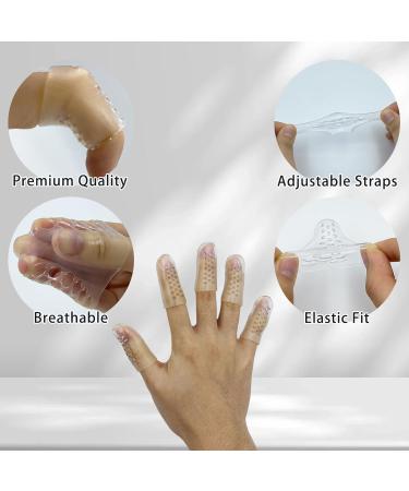 VPB 20-Pack Silicone Finger Protectors | Breathable Gel Fingertip Protection for Pain Relief & Injury Recovery - Buy Online on GoSupps.com