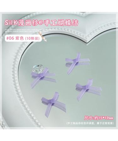 XUYUH 10Pcs Bow Charms for Nails 3D Bows Nail Charm Colorful Bowknot Nail Charm for Acrylic Nails Ribbon Nail Charm Cute Bows - Buy Online on GoSupps.com