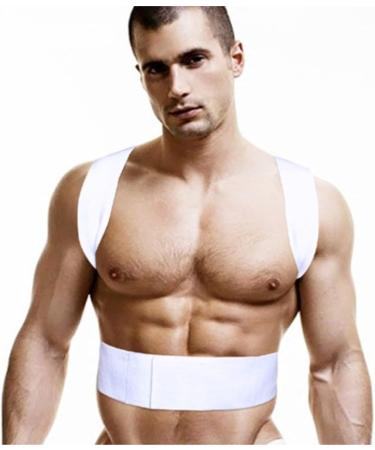 Back Support Back Brace Lumbar Support Posture Corrector Orthopedic Corset Back Waist Support with Shoulder Brace Spinal Back Support Belt(White X-Large) X-Large White - Buy Online on GoSupps.com