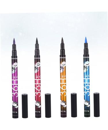 FOMIYES 2pcs Liquid Eyeliner Black Waterproof Eyeliner Women Eyeliner Liquid Liner Waterproof Pen No Smudge 1 count (Pack of 1) As Shownx2pcs - Buy Online on GoSupps.com