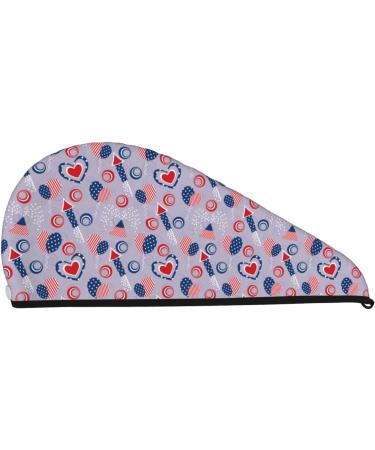 Independence Day Microfiber Hair Towel Wrap - Soft Super Absorbent & Quick Dry for All Hair Types - Buy Online on GoSupps.com