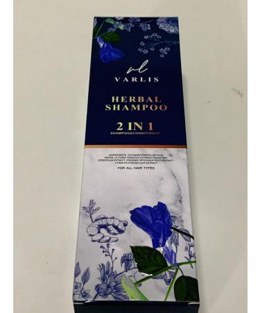 Varlis Herbal Shampoo Conditioner 2in1 - Butterfly Pea & Ginger | Nourish & Smooth Hair | 13.52 Fl. Oz. | Free Beauty Gifts at Beautygoodshop - Buy Online on GoSupps.com