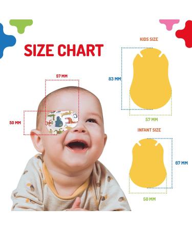 Boys 100 Pack Series II Infants Extra Sensitive Adhesive Eye Patch - Gentle Eye Care for Infants - Buy Online on GoSupps.com