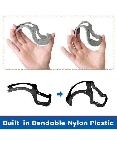 Buy Silicone Thumb Brace for Arthritis Pain Relief - Semi-Rigid Support for De Quervain's & Trigger Finger - Fits Medium Hands (6.3-7.3 inch) - Men & Women - Buy Online on GoSupps.com