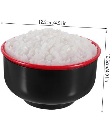 TOYANDONA 3pcs Simulated Rice Models Toys Food Plastic Cooked Rice Cooked Rice Model Simulated Cooked Rice Fake Cooked Rice Decor Home Decor Photo Prop Fake Rice Plastic Bowl Artificial PVC 12.50X12.50X8.50CMx3pcs 1 - Buy Online on GoSupps.com