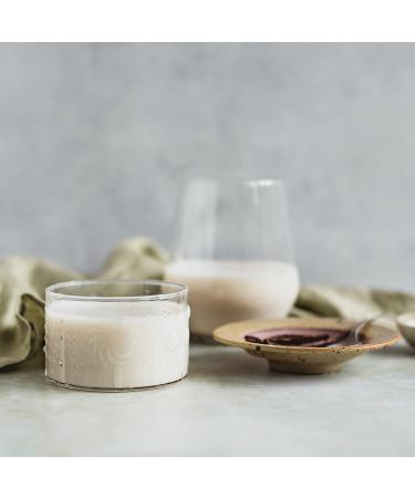100% Organic Almond Milk Base 200g - Cold-pressed from Small-batch Fresh Almonds - Straight from Farm in Italy - Non-GMO - Recyclable Glass Bottle - Buy Online on GoSupps.com