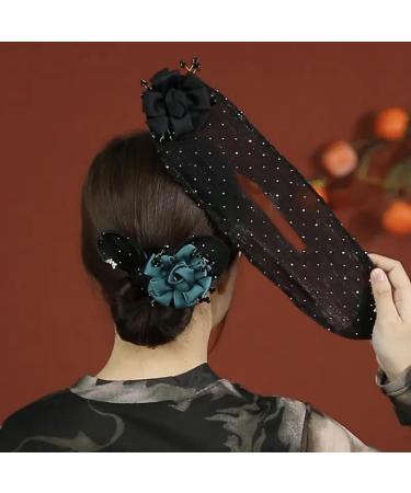 2024 Ball Hair Clip Set for Long Thick Hair | Easy Snap Hair Roll Bun Maker & Flower Curl Accessories for Women & Girls (6pc - Buy Online on GoSupps.com