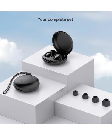 Noise Cancelling Ear Plugs for Sleeping - 30dB Reusable Hearing Protection with 4 Size Eartips for Focus Study Concerts | Black - Buy Online on GoSupps.com