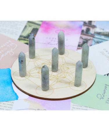MAIBAOTA Moonstone Healing Crystals Gifts Wands Hexagonal Pointed Gemstones Set Bulk for Women Beginner Chakra Stones Nature Reiki Spiritual Energy Balancing Protection Crystal 10pcs - Buy Online on GoSupps.com