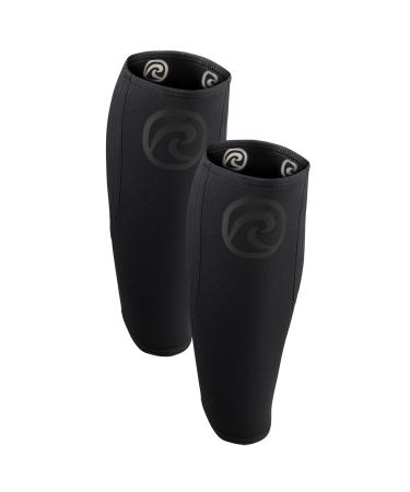 Rehband neopren calf bandage 1 piece or 1 pair compression bandage for calf and shin shin protection for deadlift s carbon/black - 1 pair