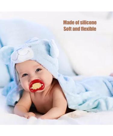 Buy Funny Baby Pacifier - Night Pacifier with Orthodontic Silicone Design & Cute Rabbit Motif | Safe for Toddlers - International Shipping - Buy Online on GoSupps.com