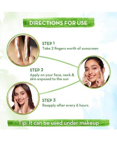 Mamaearth Rice Water Sunscreen SPF 50 PA++++ Lightweight Hydrating Face Sunscreen with Niacinamide & Natural Ingredients UVA/UVB Protection 1.76 Oz (50g) - Buy Online on GoSupps.com