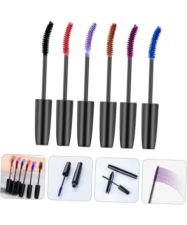 Angoily 6pcs Colored Mascara Women Mascara Eyelash Makeup Mascara Gold Arabic Perfume Bottle Makeup Tool Abs - Buy Online on GoSupps.com