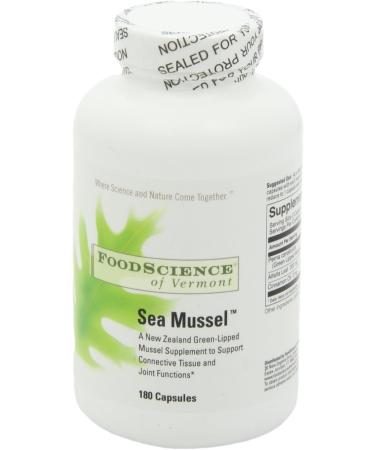 FoodScience of Vermont Green Lipped Sea Mussel Supplement 180 Capsules - Joint Health & Mobility Support - Buy Online on GoSupps.com