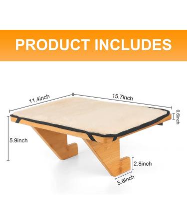 Hooxincci Cat Window Perch - Durable Bamboo Hammock for Indoor Cats - Buy Online on GoSupps.com