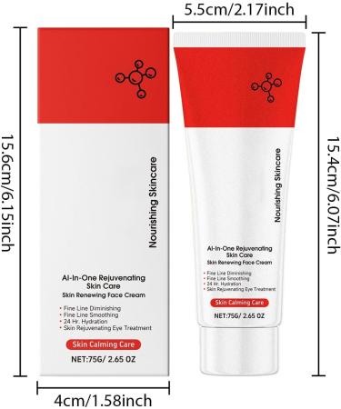  Yoelau Soothing and Firming Face Cream | 75g Deeply moisturizing non-drying for all skin types | Reduces the appearance of fine lines and puffiness | Day Cream - Buy Online on GoSupps.com