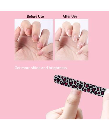 10PCS Professional Double-Sided Emery Boards Nail Files Set for Natural and Artificial Nails - Ideal for Gel Polished Removal, Thick Toenails, and Manicure Treatments - Random Styles - Women and Girls - Buy Online on GoSupps.com