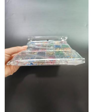 Kalolary 36 Color Nail Seilets Glitter - Rhinestone Nail Art Stickers & Body Glitter for DIY Decoration - Buy Online on GoSupps.com