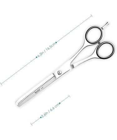 TECTO Professional Hair Thinning Scissors: Stainless Steel Barber Hair Cutting Shears for Men, Women, Kids - Razor-Sharp Blades, Fixed Screw - Home & Salon - Buy Online on GoSupps.com