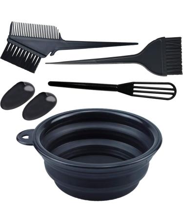 Thinton hair dyel brush hair faerben set colored brush hair dyeing accessories 5 pc hair dyet including hair dyeing pin pin ear cover 300ml hair tuning bowl - Buy Online on GoSupps.com