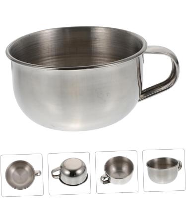 Buy Healeeved 8-Piece Stainless Steel Shaving Soap Peel Razor Jar Set for Men - Practical Shaving Bowl with Handle - International Shipping Available - Buy Online on GoSupps.com
