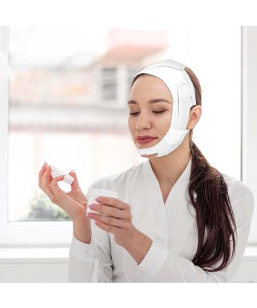 Reusable V-line Lifting Tape Breathable Double Chin Lift Strap Preventing Sagging Face Straps Comfortable Tightening Skin Lifting Mask Belt for Women Men Depuffing Innovative Lifting Tech White - Buy Online on GoSupps.com