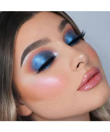 MAEPEOR Blue Silver Eyeshadow Palette - 9 Colors Cool Toned Matte Glitter, Longlasting & Waterproof Eye Shadow for Girls and Women - Buy Online on GoSupps.com