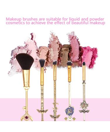 The Legend of Zelda Ocarina of Time Makeup Brush Set - Zelda Fans' Must-Have with A Link To the Past and 4 Swords Design (Zelda-01) - Buy Online on GoSupps.com
