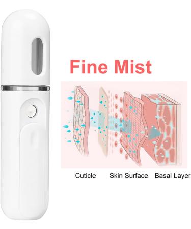 Qukaim Cool Mist Sprayer Nano Facial Mist Cold Spray Portable Hydrating Sprayer Humidifier Atomization Mister - Buy Online on GoSupps.com