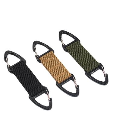 Healvian 3st Face Mask Hook hook hook for key rings Nylon tissue Rucksack buckle hook to hang up the mask tactics.