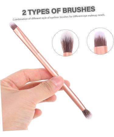 Healeved 48 Pcs Makeup Brush Eye Shadow Brush Travel Size Kit for Women Mineral Blush Golden Artificial Fiber - Buy Online on GoSupps.com